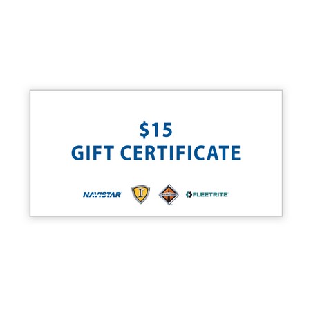 $15 Gift Certificate