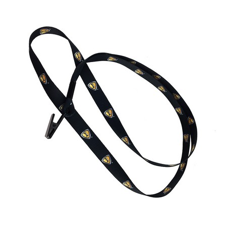 1/2-inch Dye Sublimated Crimp Lanyard