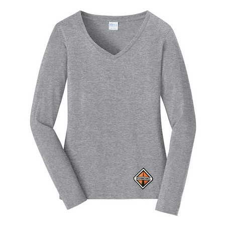 Women's Long Sleeve Fan Favorite V-Neck Tee