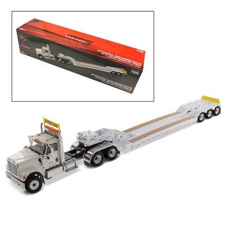 HX520 Tandem Traction w/ 120 low profile HDG Trailer - White