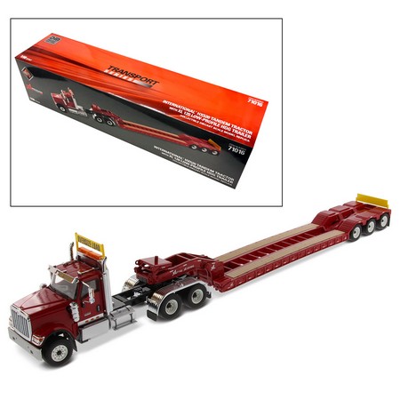 HX520 Tandem Traction w/ 120 low profile HDG Trailer - RED