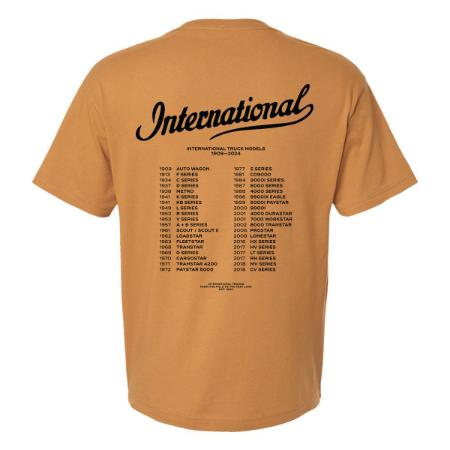 International Short Sleeve Tee Gold